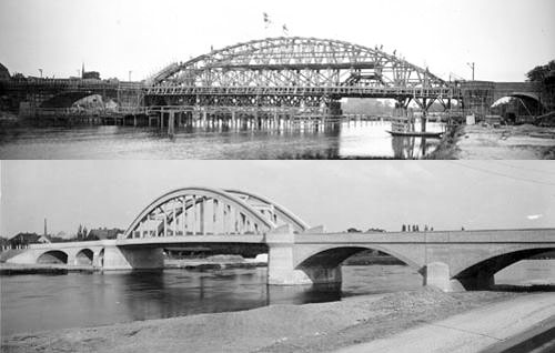 1927 Construction du pont Alsleben